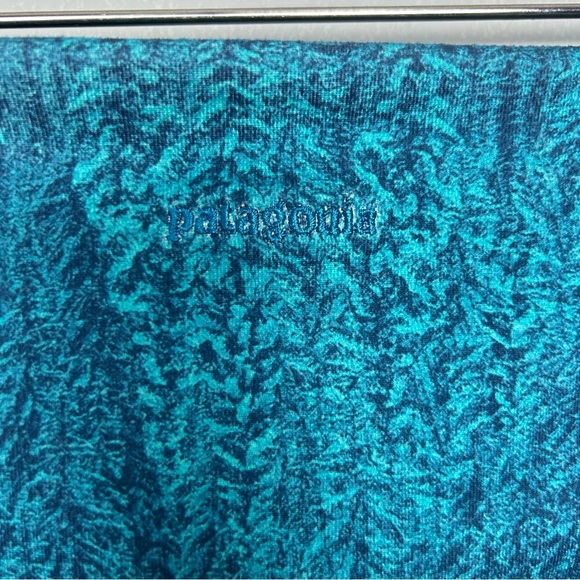 Patagonia cammon thread partnership capri leggings size M turquoise - Picture 7 of 11